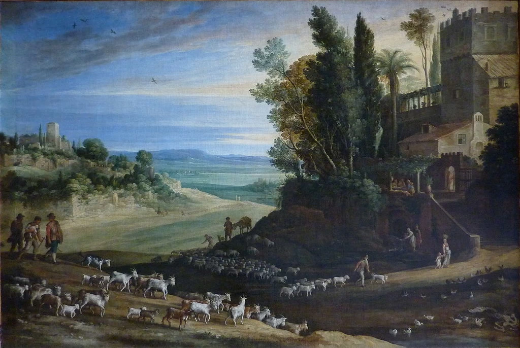 II - Gabinetto d'arte, The Bute collection, Paul Bril, I pellegrini di Emmaus